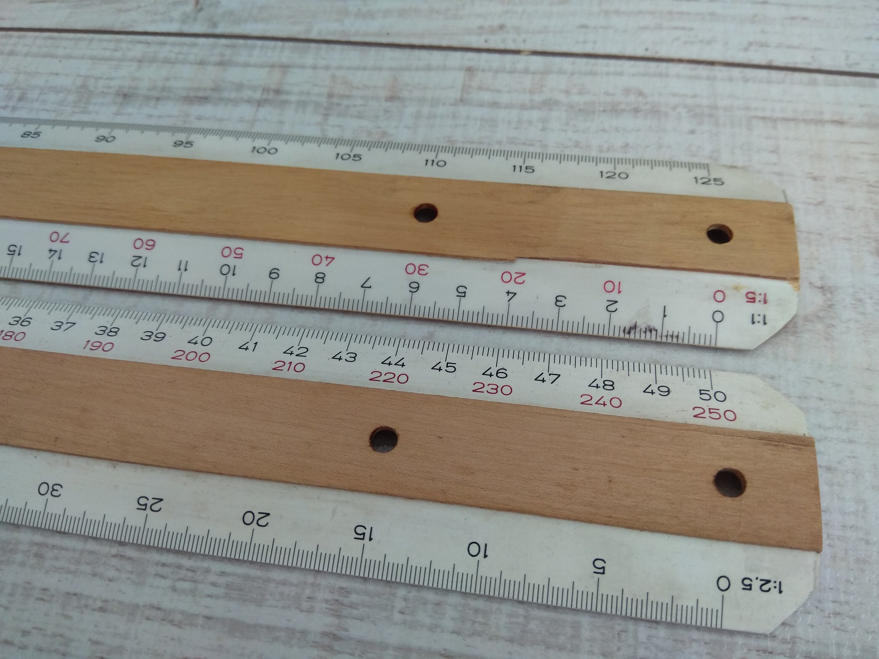 Prime Line Rulers Vintage Logarithmic Line Vintage Ruler Ratio Scale Line - Etsy