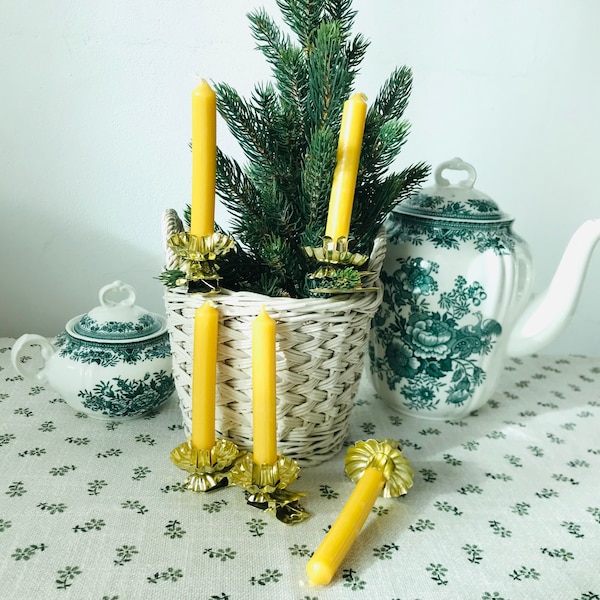 Victorian Christmas Tree Candle Holders Etsy