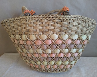 Old Wicker bag, Wicker Handbag, Summer bag, Vintage Style, Straw basket, Vintage wicker handbags, Straw beach bag, Vintage Straw Bag