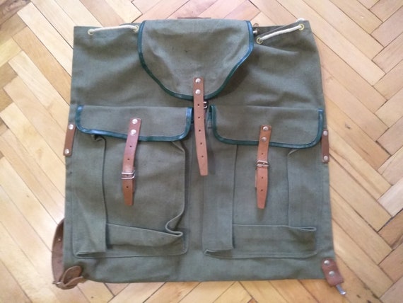 Old Backpack, Never Used, Military backpack, Canva