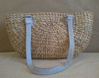 Old Wicker bag, Wicker Handbag, Summer bag, Vintage Style, Straw basket, Vintage wicker handbags, Straw beach bag, Vintage Straw Bag