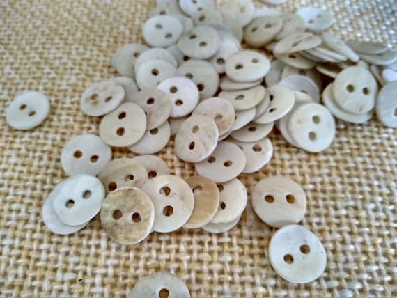 Vintage Buttons for clothes, Mother-of-pearl butto