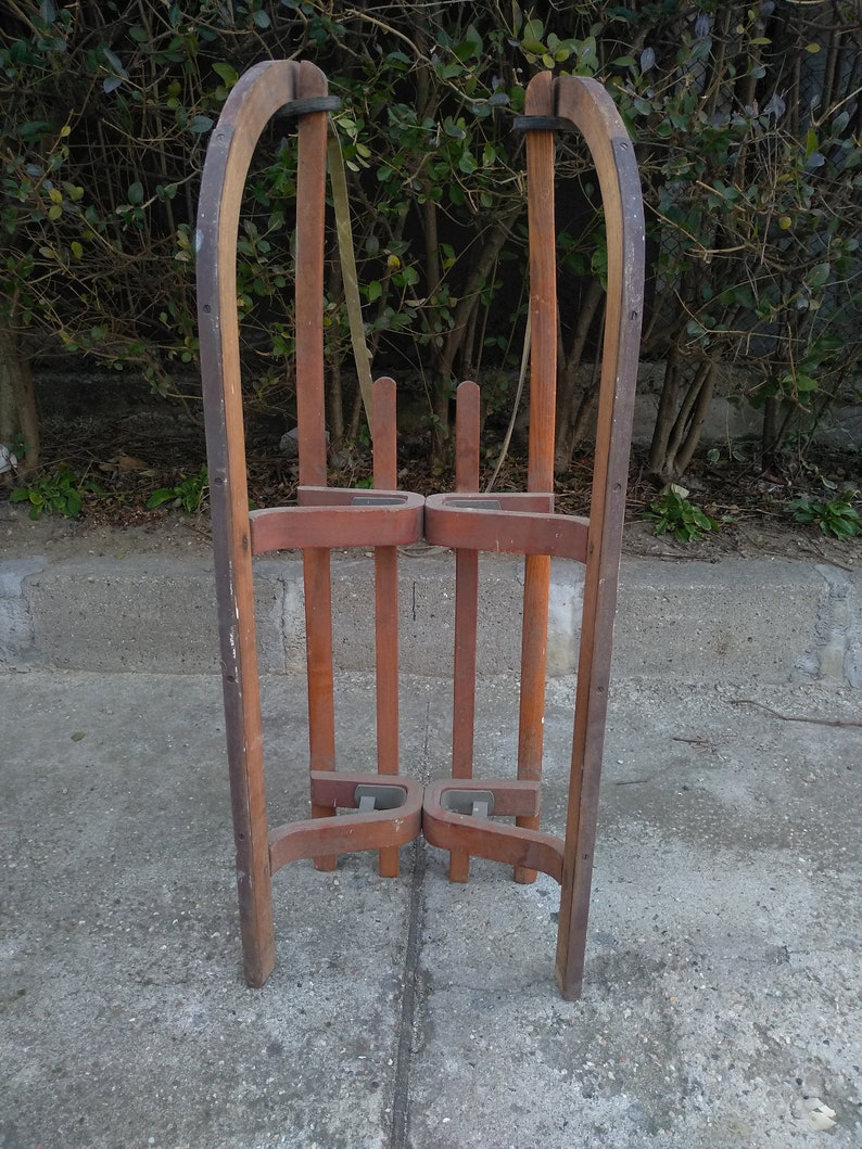 Antique Childs Sled, Childs Sled, Wooden Sled for Children, Antique