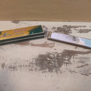 Old harmonica, Vintage Harmonica, Musical Instrument, Woodwind