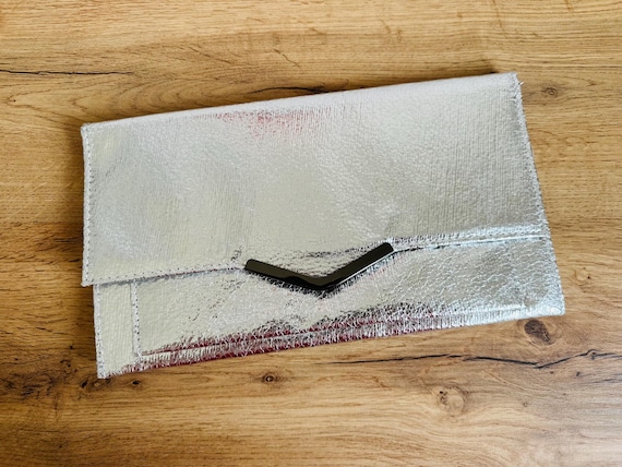 ASOS silver clutch - Silver evening bag - Clutch bag - (2)