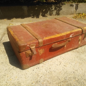 Vintage suitcase, Retro Luggage, Travel Case, Antique Suitcase, Suitcase Luggage, Home decor