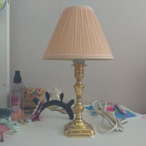 Vintage Desk Lamp, Old Brass Desk Lamp, Vintage Brass Lamp, Lighting, Antique Desk Lamp, Night