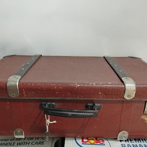 Vintage suitcase, Retro Luggage, Travel Case, Antique Suitcase, Suitcase Luggage, Home decor