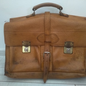 Porte-documents en cuir véritable, sac messager vintage, sac bancaire, cartable vintage en cuir véritable, porte-documents