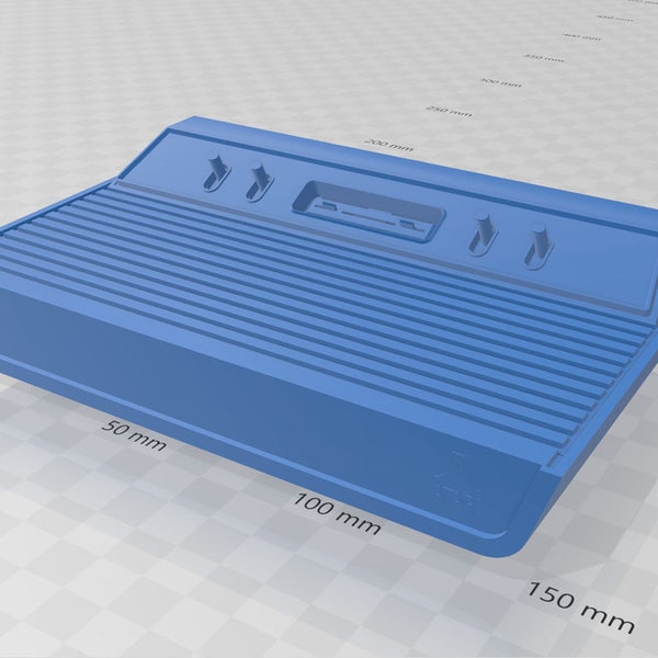 3D Printable, digital STL Files for Classic Mini Atari 2600 replica. May be used as a case for the Raspberry Pi3B case (read description)