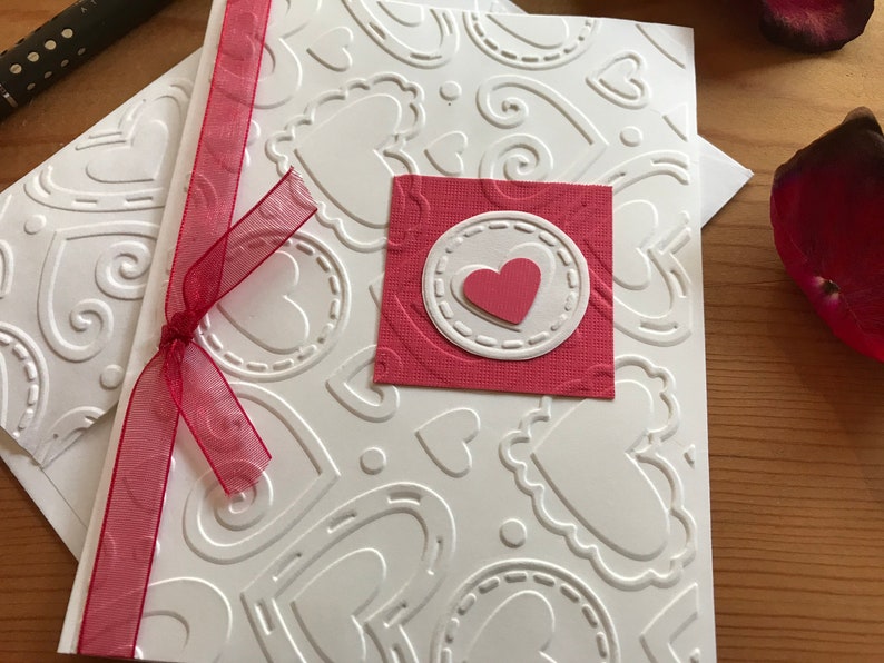 Anniversary Wedding Handmade Love Card ~ Valentines