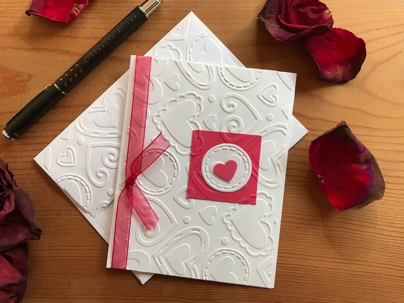 Anniversary Wedding Handmade Love Card ~ Valentines