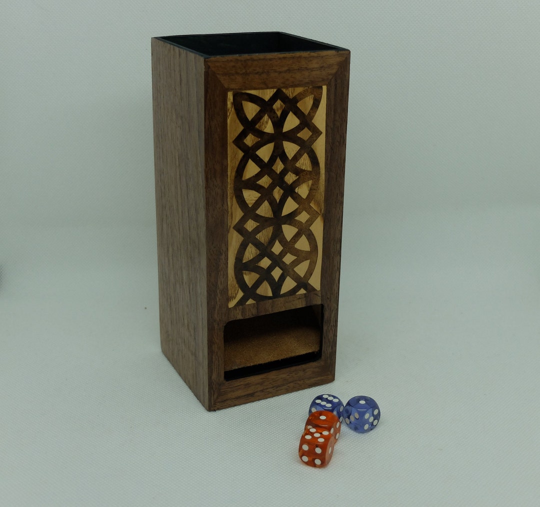 Dice Tower Baffle Box for Backgammon or Other Board Games. Etsy