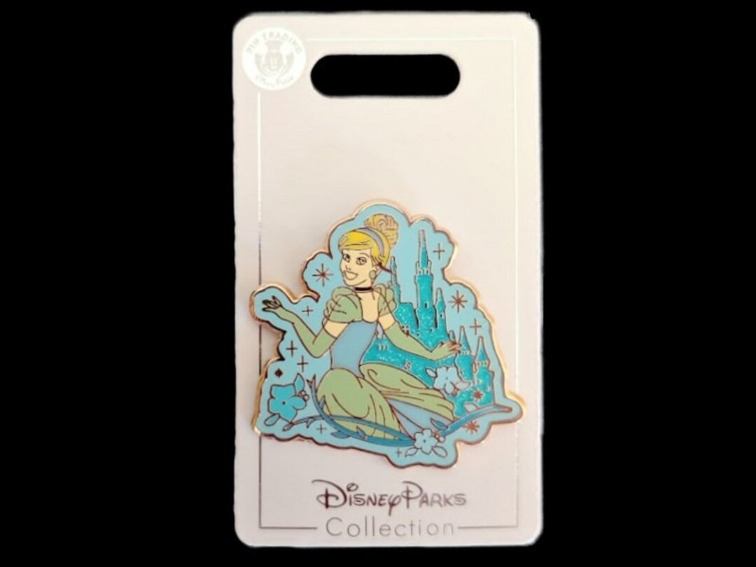 Disney Pin Disney Glitter Sparkle Castle Princess Cinderella - Etsy