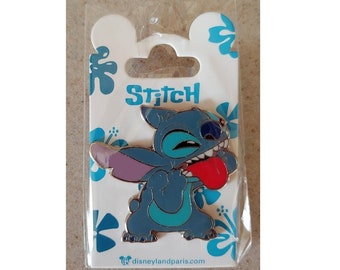 Disney Pin - DLP - Stitch sticking his tongue out of his mouth