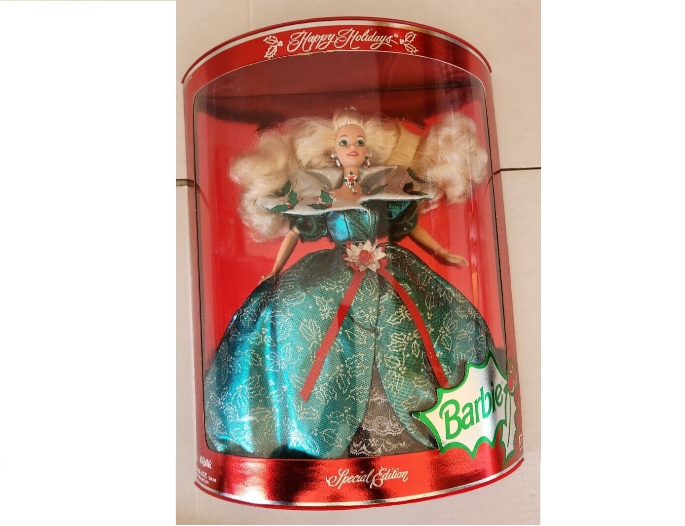 1995 happy holidays barbie special edition doll sales