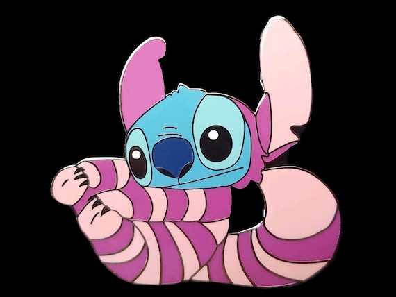 Disney Stitch dressed as Cheshire Cat from Alice in Wonderland Fantasy Pin