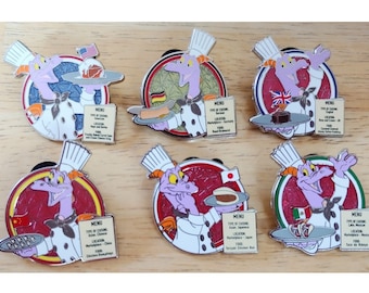 Disney Trading Pin WDW - Chef Figment - EPCOT Food & Wine Festival - USA United Kingdom China Japan Mexico Germany