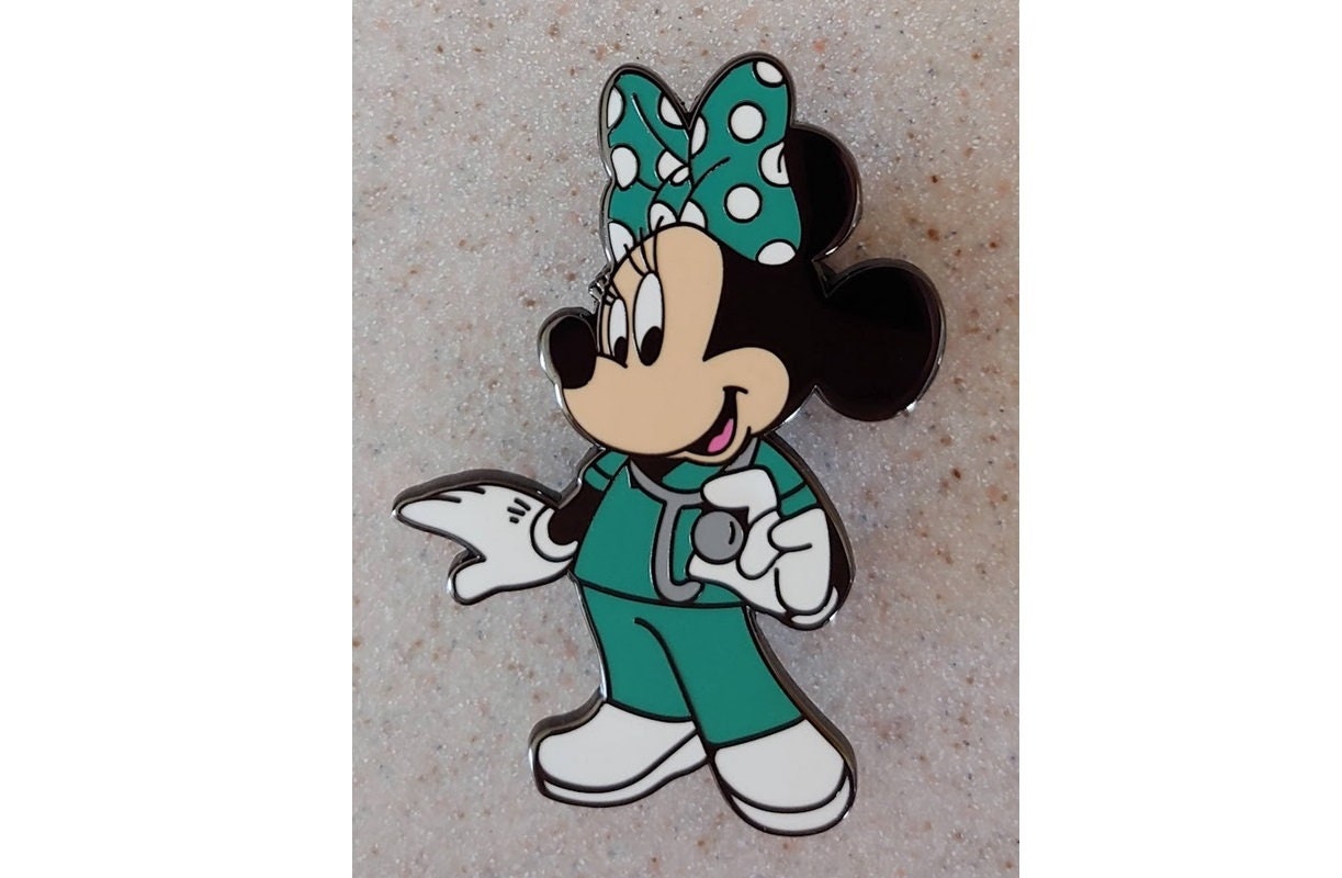 Fantasy Pin - Disney Minnie Mouse as Nurse in Green Scrubs With
