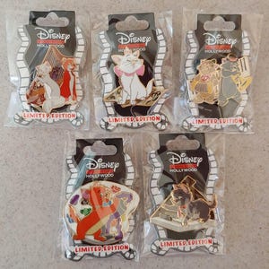 Disney Trading Pin DSSH - Marie - The Aristocats - 50th Anniversary- Duchess  O&#39;Malley Marie  Berlioz Toulouse Peppo and Scat Cat LE 400