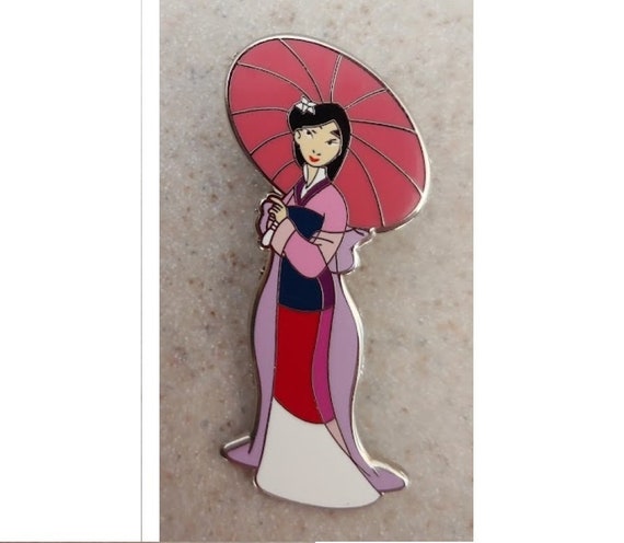 Buy Disney Trading Pin DLP Mulan Holding a Pink Umbrella Online in