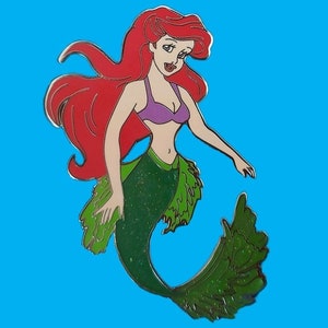 Fantasy Pin - JUMBO Disney Little Mermaid Ariel as Mermaid LE100