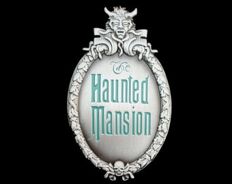 Fantasy Pin - Disney Haunted Mansion Logo Crest Sign LE100