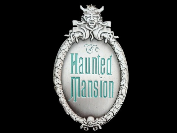 Fantasy Pin - Disney Haunted Mansion Logo Crest Sign LE100 - Etsy