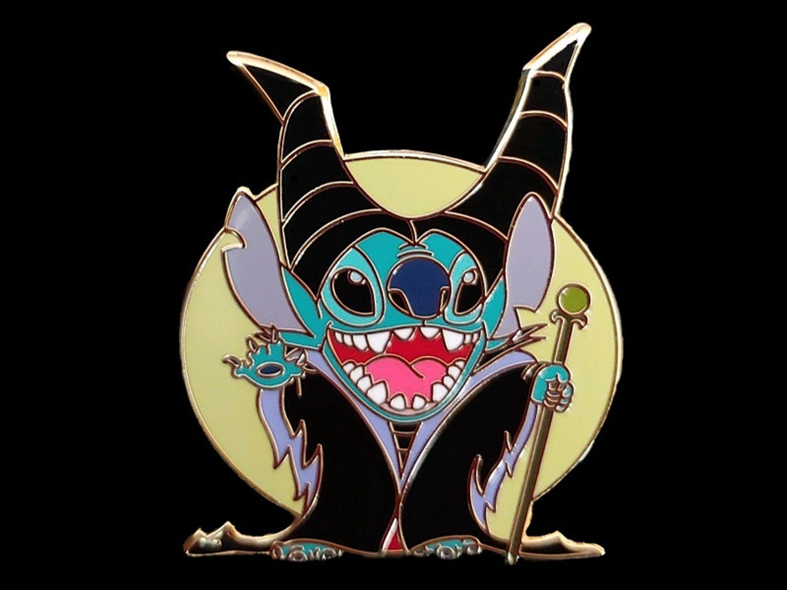 Disney Fantasy Pin Disney Halloween Stitch dressed as Etsy