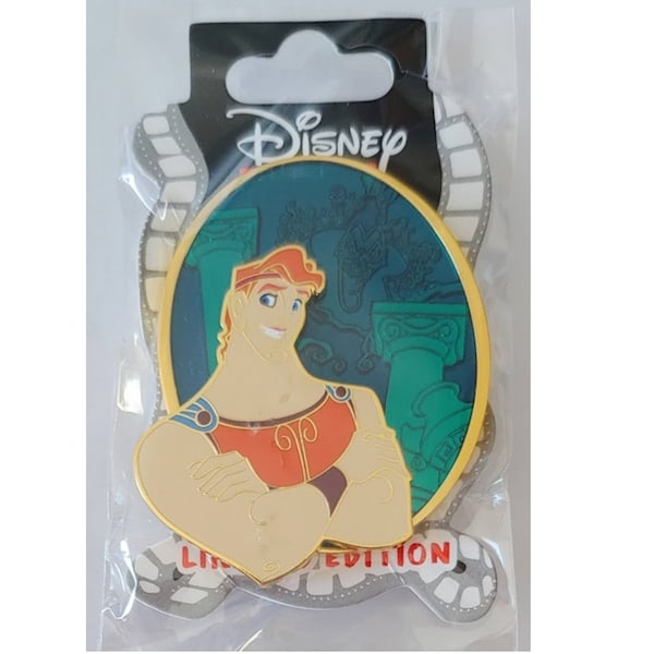Disney Pin - D23 Expo DSSH DSF Fairytale Stained Glass Series - Hercules & Hades LE 400