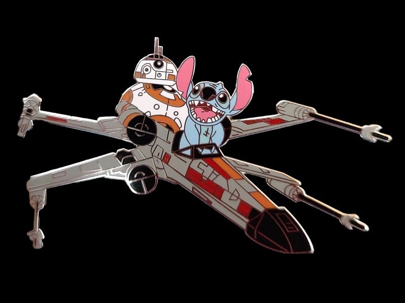 その他 STAR WARS JETS PINS SET Fantasy Pin - JUMBO Disney Star Wars - Stitch Flying X-wing