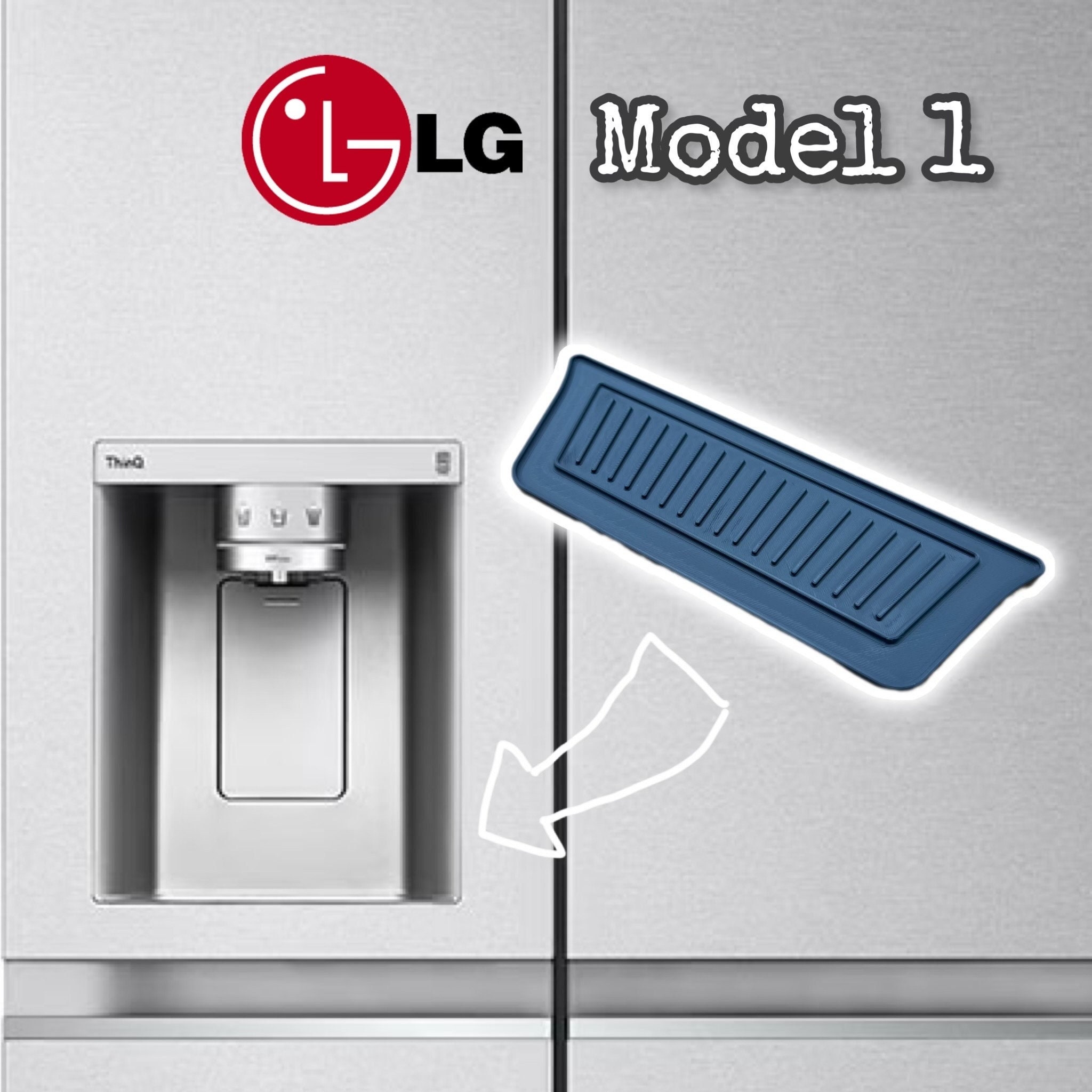 LG MJS61871901 Refrigerator Water Dispenser Drip Drain Tray Pan
