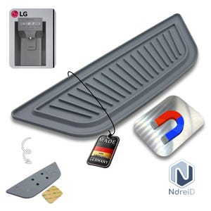 For LG | Refrigerator Drip Tray for Ice & Water Dispenser | Premium Fit | Magnetic | MultiDoor, Side-by-Side - Model 2
