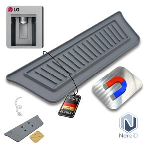 For LG | Refrigerator drip tray for ice & water dispenser | Premium fit | Magnetic | MultiDoor, SideBySide - Model 1