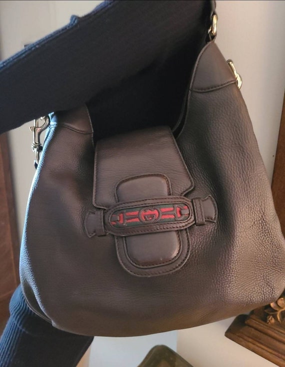 Authentic GUCCI Brown Leather Bag Etsy UK