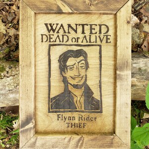 Wanted Flynn Poster - Laser Engraved Home Decor