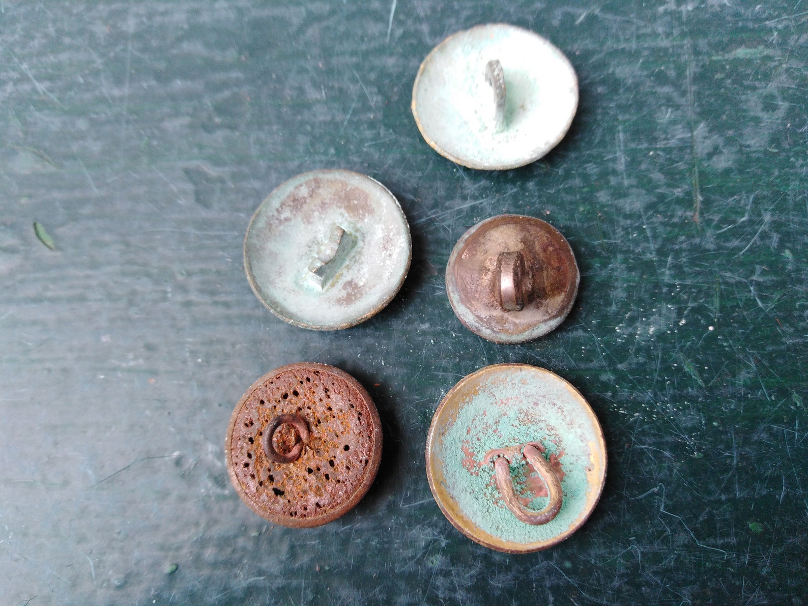 Antique buttons 5 pieces vintage exclusive collectible Etsy