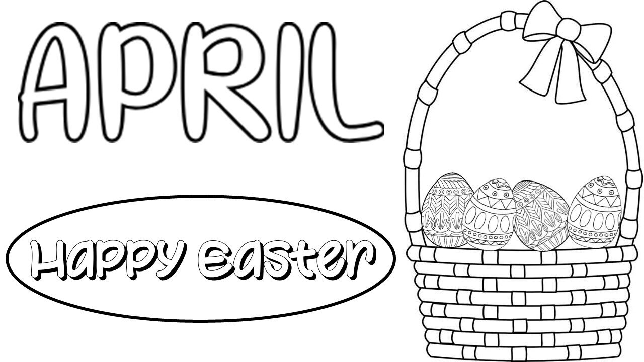 Months Of The Year Coloring Pages  Etsy