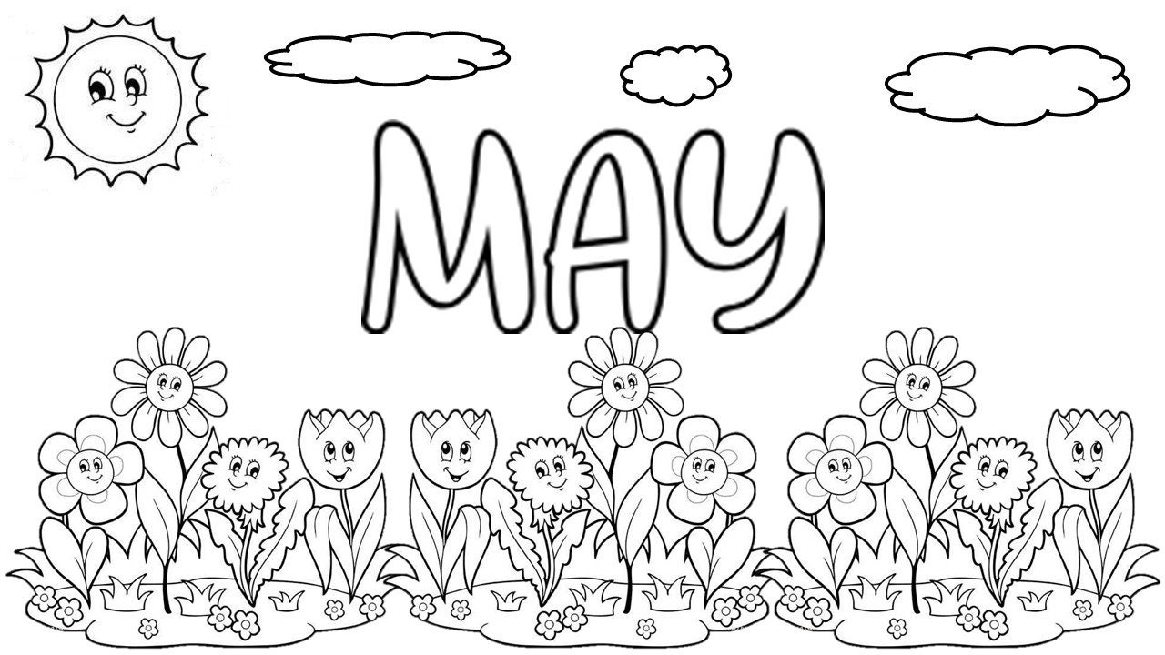 Months Of The Year Coloring Pages | Etsy