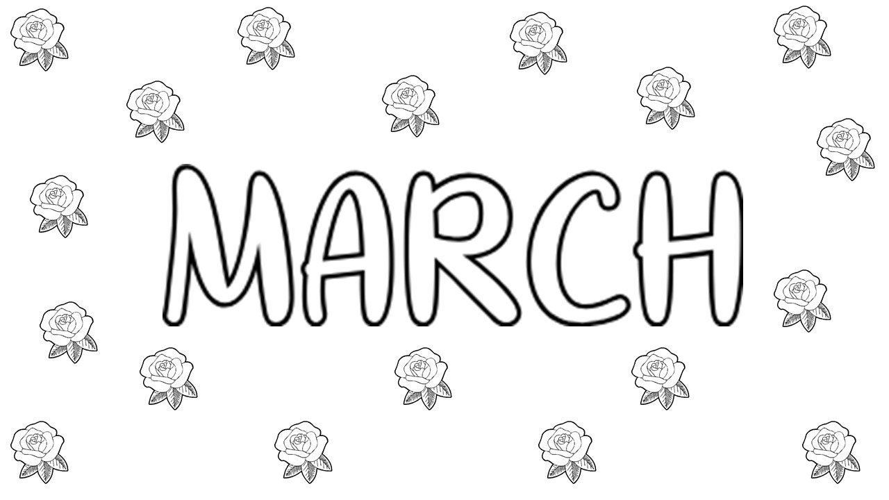 Months Of The Year Coloring Pages At Getcolorings Com Free Printable