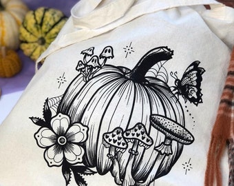 Autumnal Tote Bag | Pumpkin | Halloween