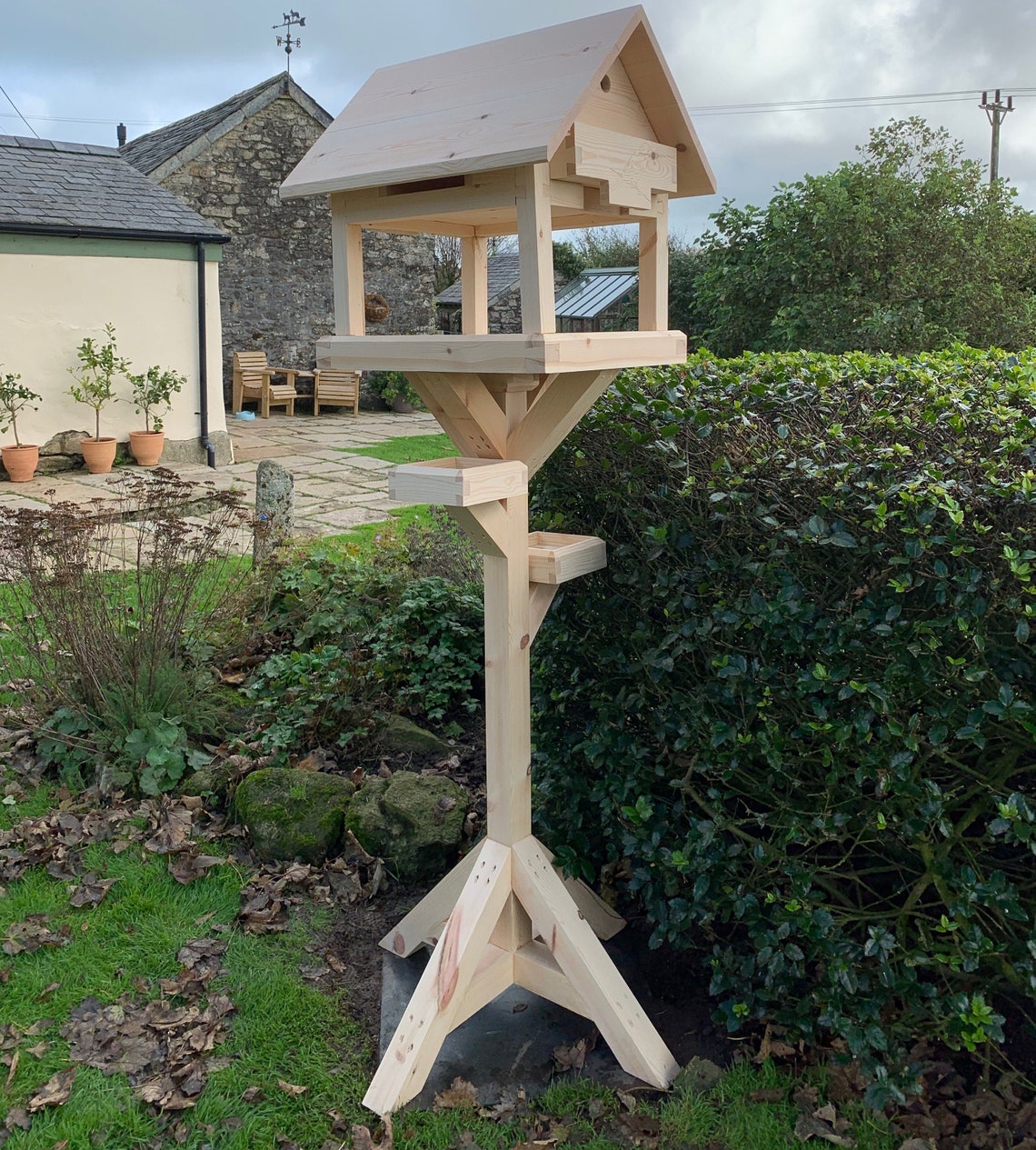 Handcrafted Bird Table/Luxury Bird Table/Feeding Etsy