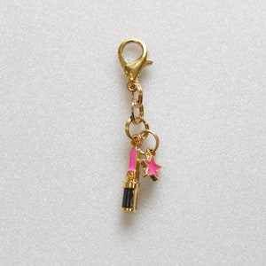 Lipstick charm / Add-on for a bridle, collar / Bracelet charm / Accessories