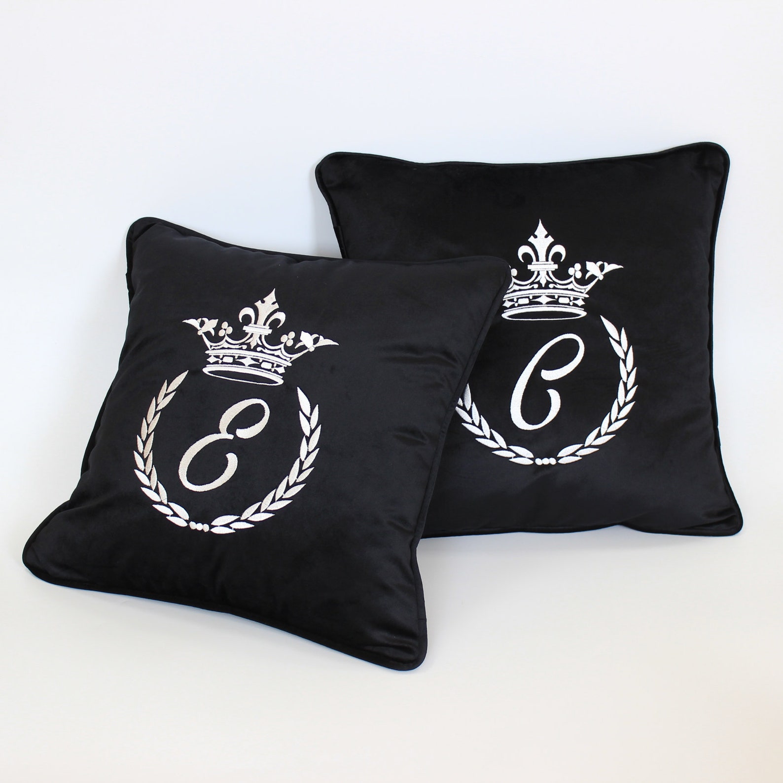 Initial Cushion / Personalised Cushion / Decorative Pillow / Etsy