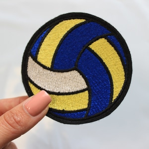 Toppa Termoadesiva Pallavolo - Ricamata, Per Stiratura O Cucito, 9x9cm - Foto 6