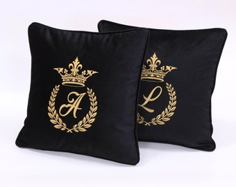 Personalised initial cushions hotsell
