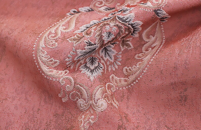 Home Decor Fabrics Brocade Fabric By A Yard Floral Jacquard Fabric By The Yard Flowers Jacquard Weaves Fabrics