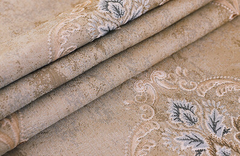 Home Decor Fabrics Brocade Fabric By A Yard Floral Jacquard Fabric By The Yard Flowers Jacquard Weaves Fabrics
