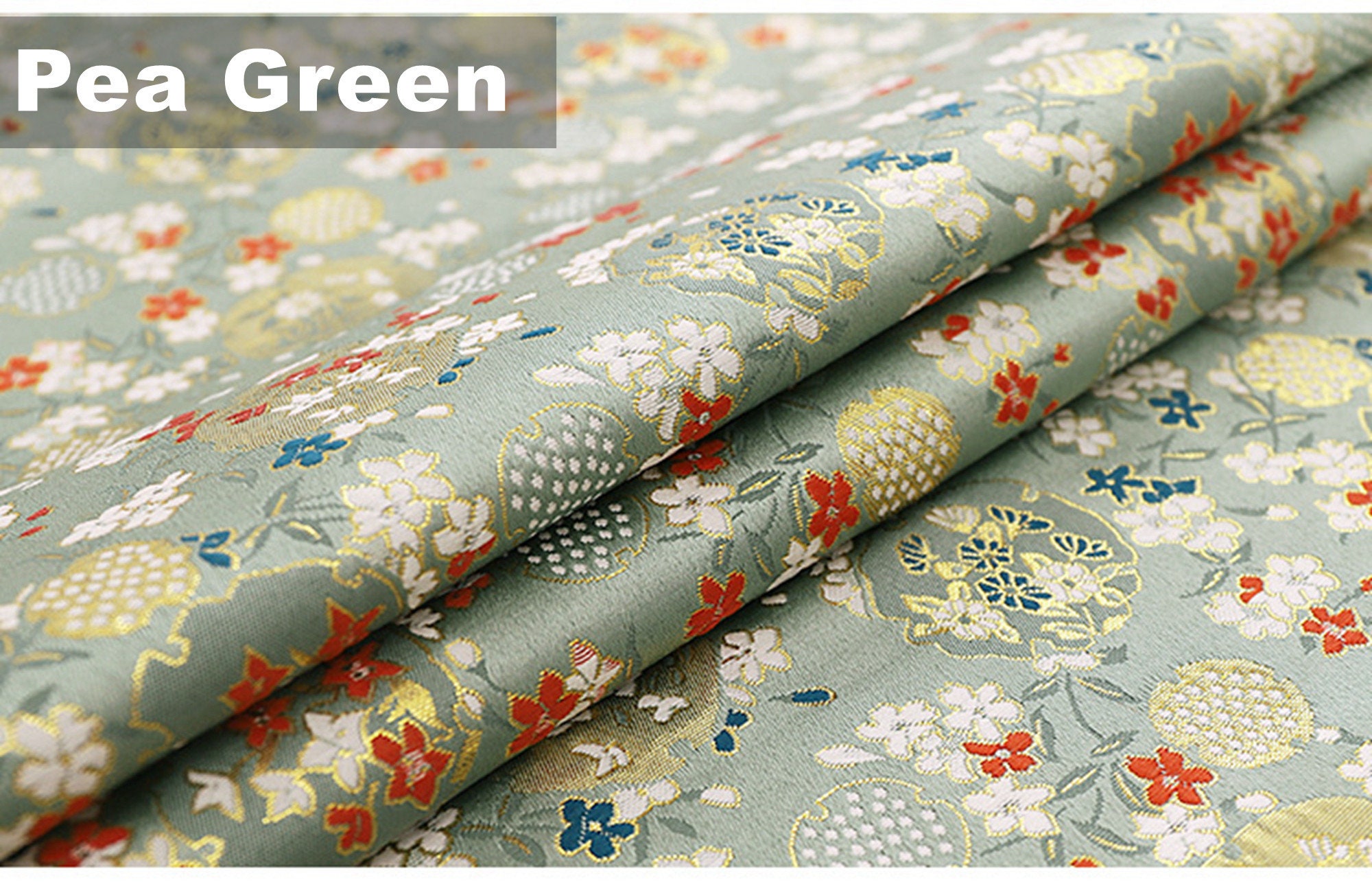 6 Colors Jacquard Weave Brocade Fabrics Clothing Fabric By A Etsy