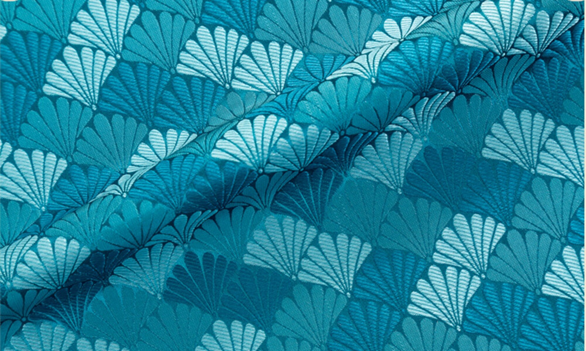 Shell Pattern Fabric Shell Design Jacquard Fabric Seashell Etsy